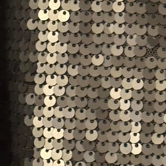 Lane Bryant Gold Sequin Top - Picture 3 of 4